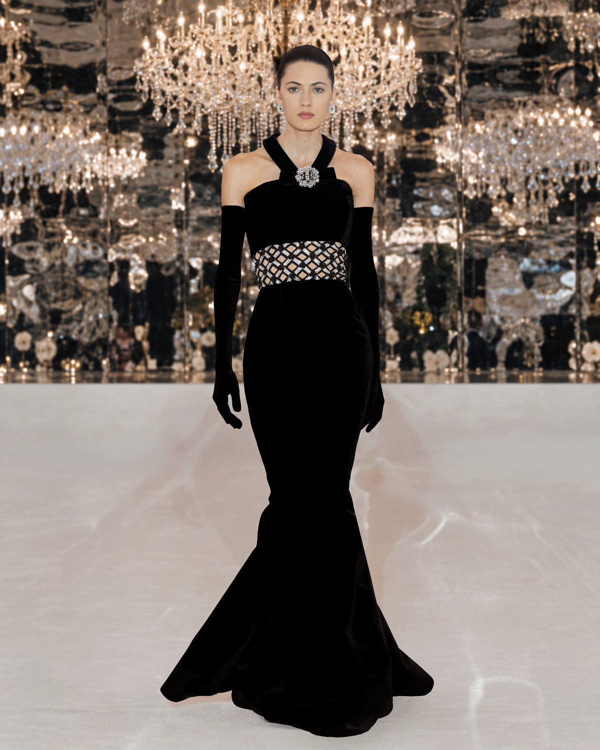 Black Velvet Gloves