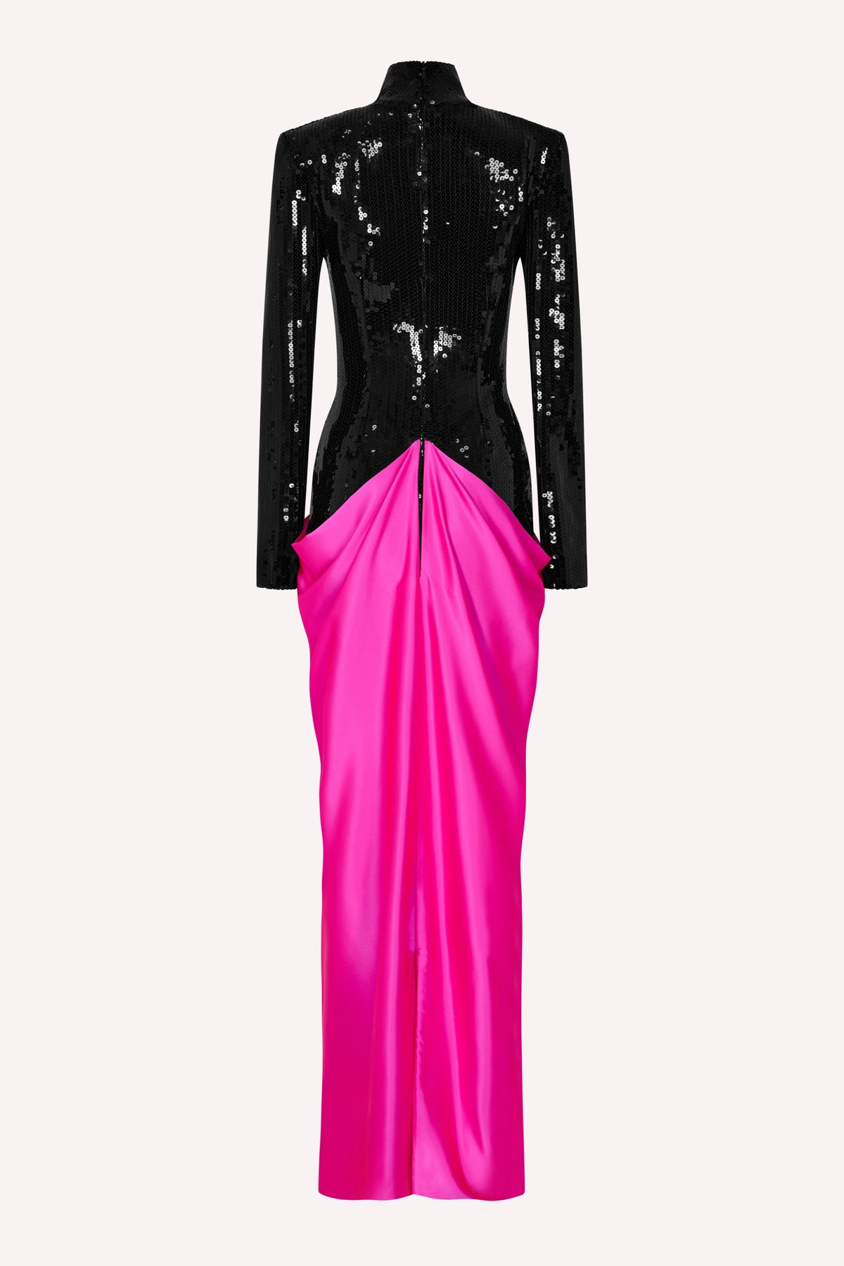 AW26 Look 39 - Runway Sequin Drape Dress