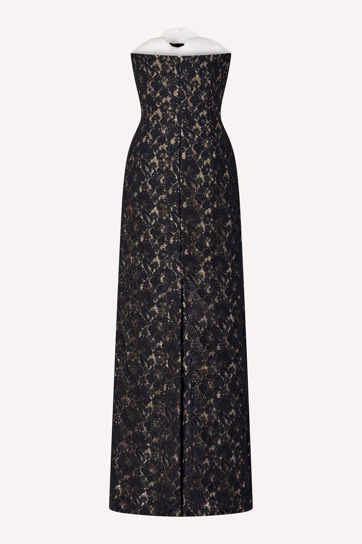 Strapless Rose Column Dress
