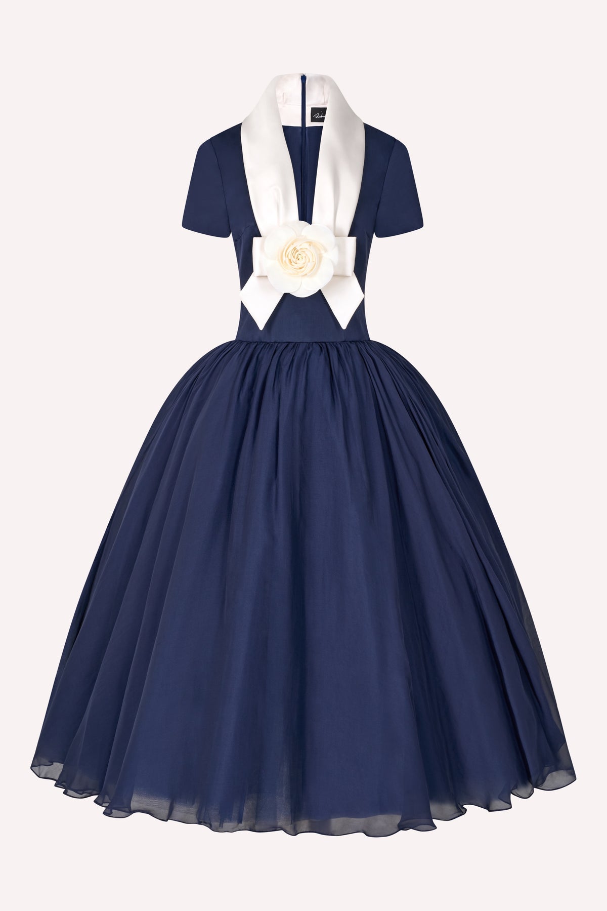 Runway Look 29 Elsa Gown - Block Navy
