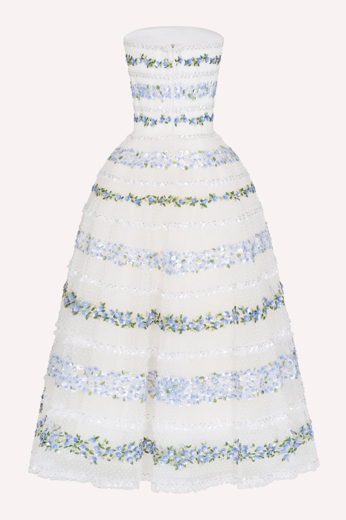 AW26 Look 43 - White Embroidered Dress