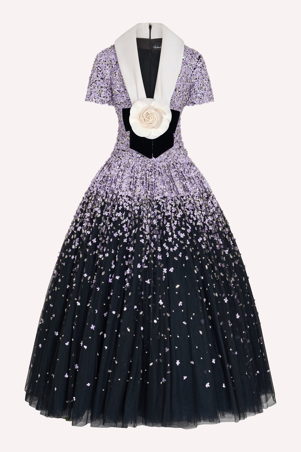 SS26 Look 23 - Lilac Embroidered Dress