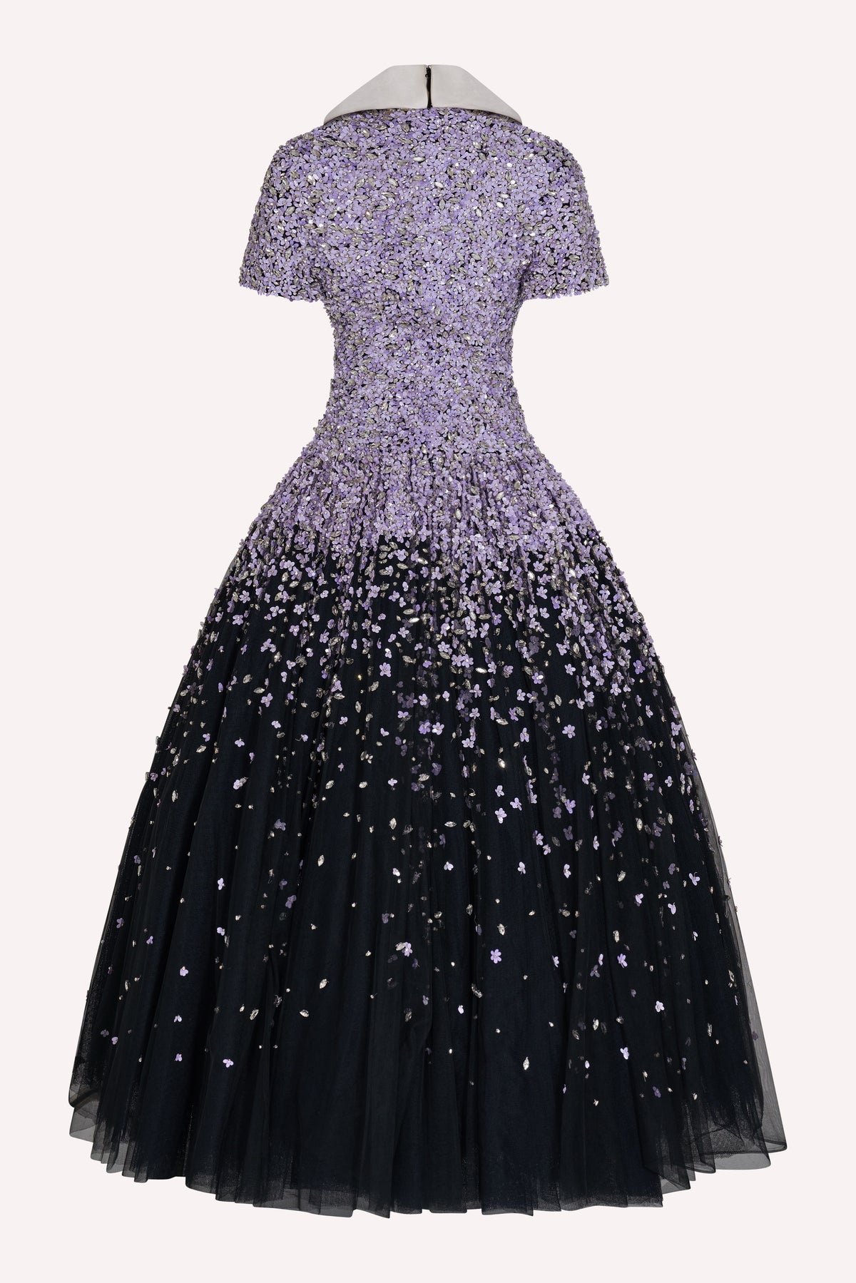 SS26 Look 23 - Lilac Embroidered Dress