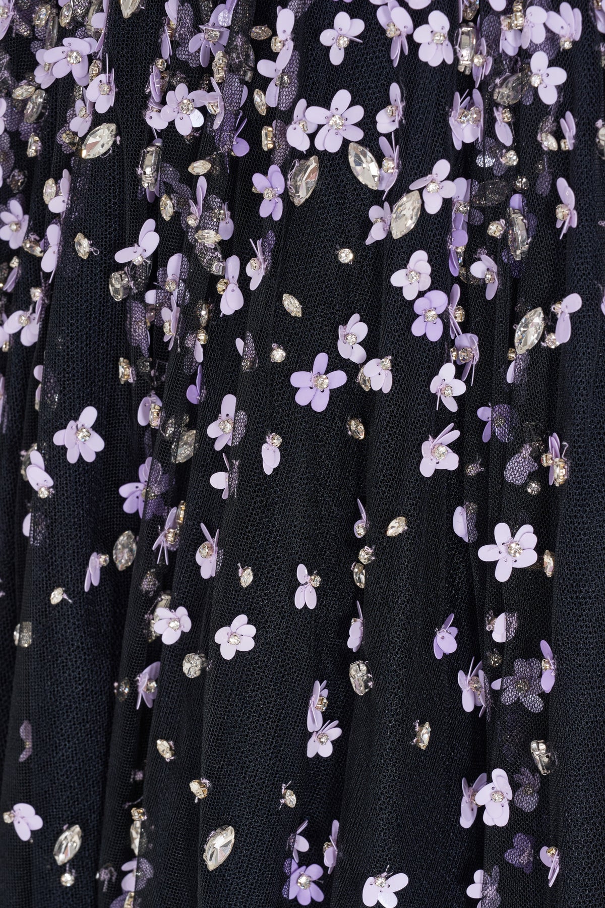 SS26 Look 23 - Lilac Embroidered Dress