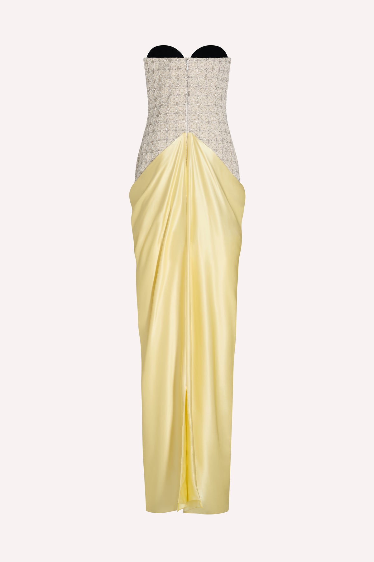 SS26 Look 17 - Yellow Drape Gown