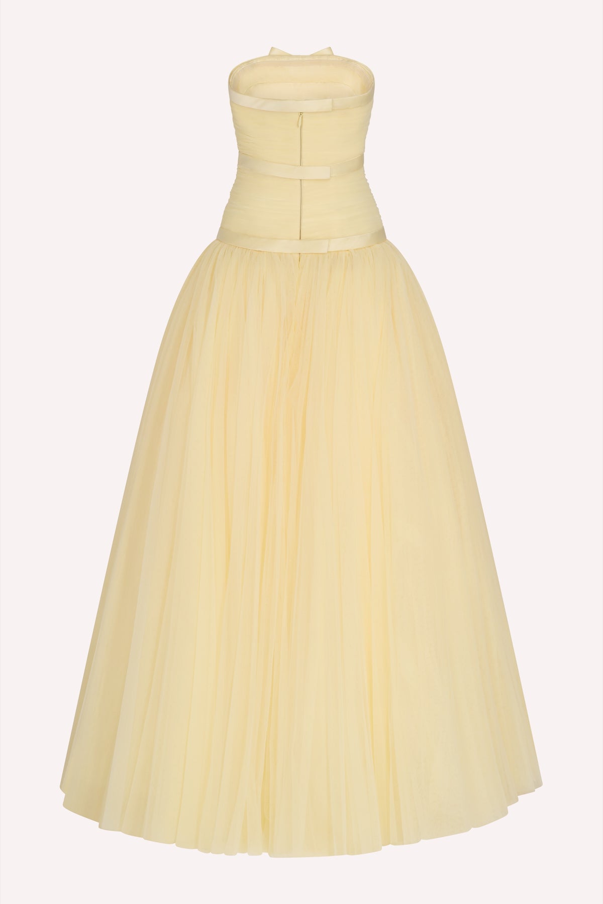 Three Bow Dress - Yellow/Yellow