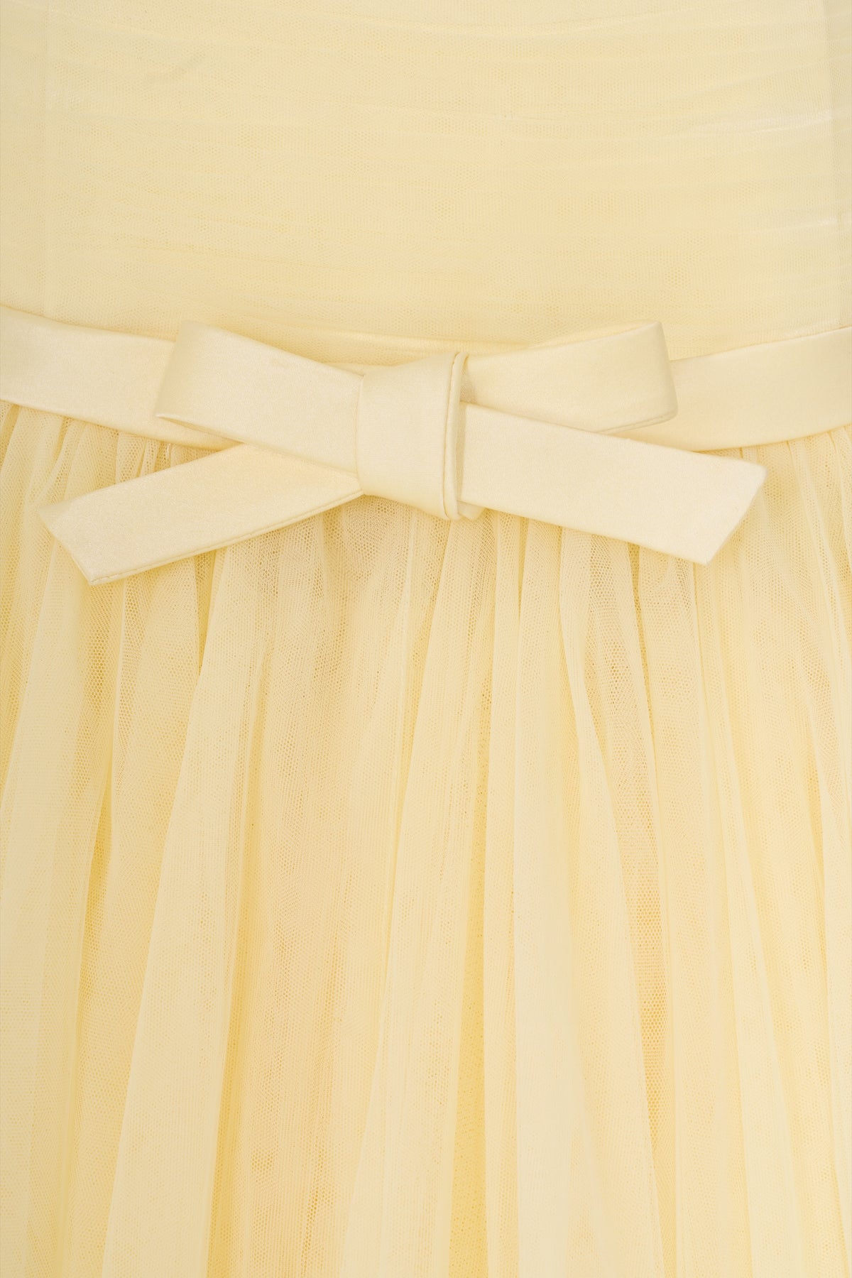 Three Bow Dress - Yellow/Yellow